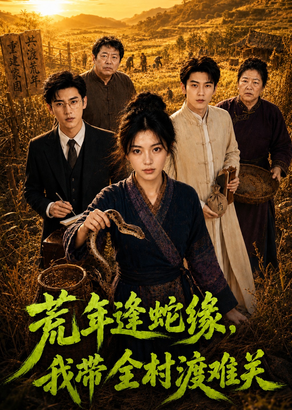 荒年逢蛇缘,我带全村渡难关