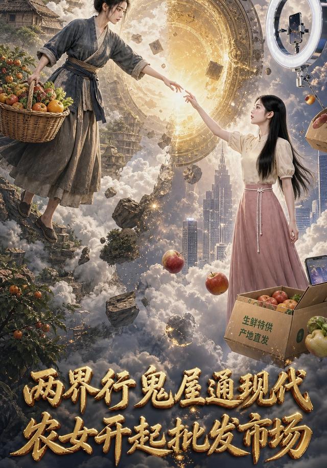 两界行鬼屋通现代,农女开起批发市场