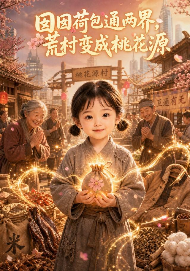 囡囡荷包通两界,荒村变成桃花源