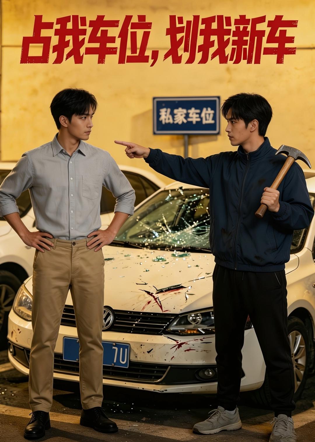 占我车位,划我新车