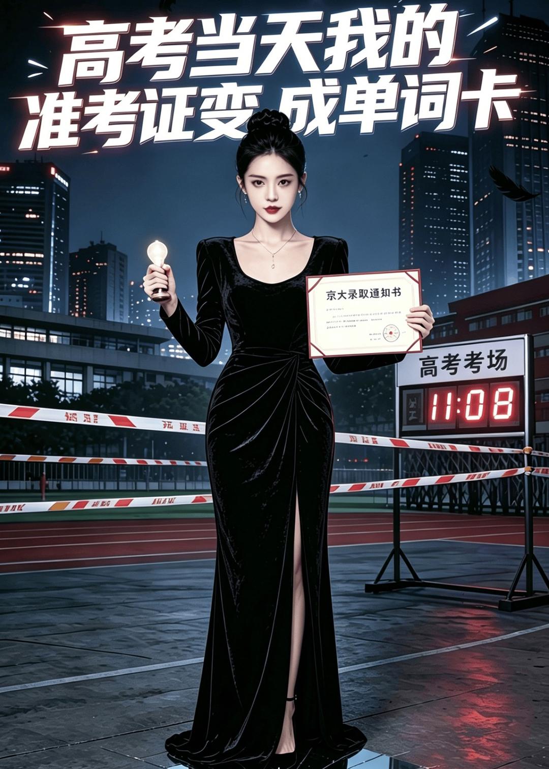 高考当天我的准考证变成单词卡