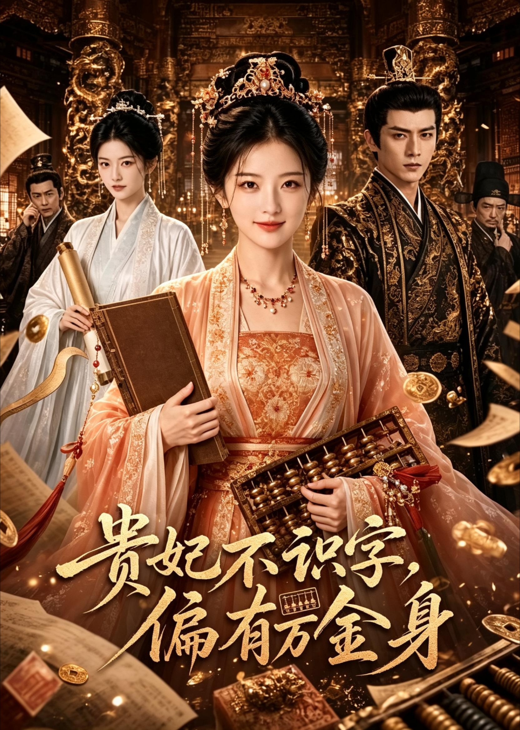 贵妃不识字,偏有万金身