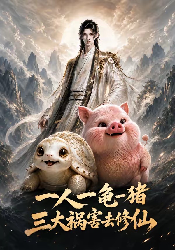 一人一龟一猪,三大祸害去修仙
