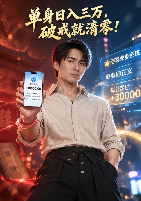 单身日入三万,破戒就清零