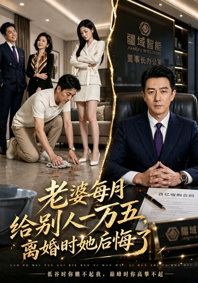 老婆每月给别人一万五,离婚时她后悔了